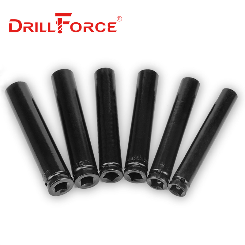 Power Tools Impact Wrench - Drillforce 14-32mm Long Wrench Socket Set