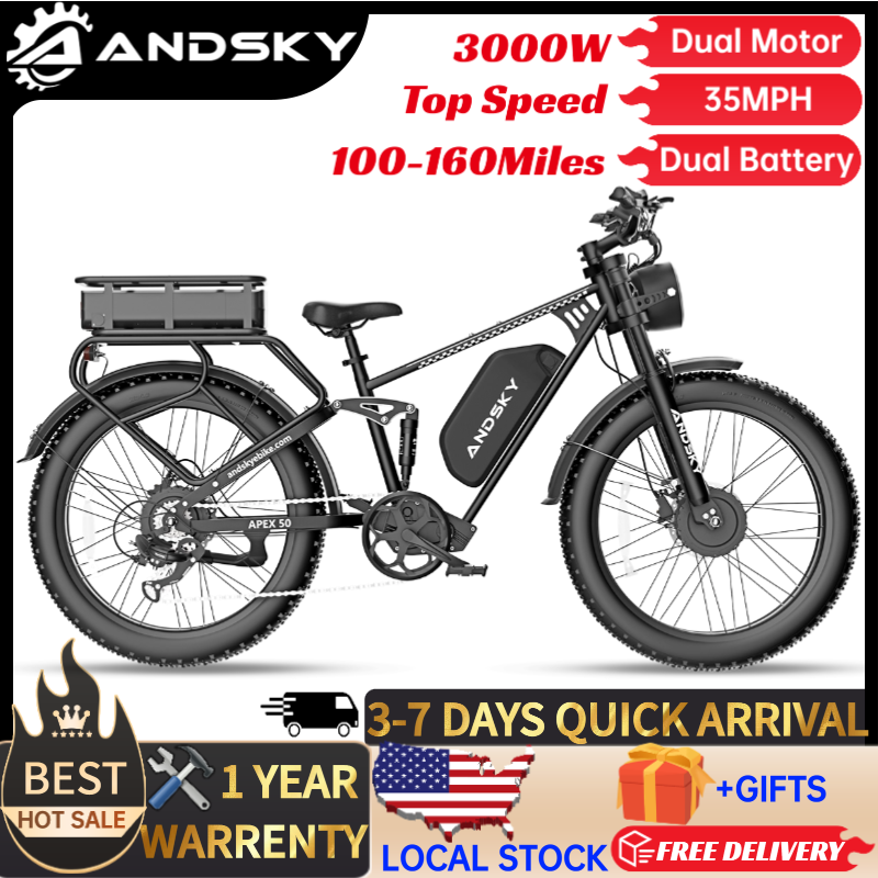 Power Tools Display Rack - ANDSKY Apex50 AWD Electric Bike 3000W
