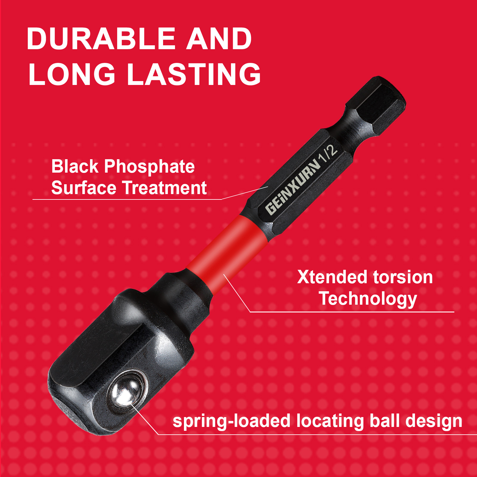 Geinxurn Impact Socket Adapter - Power Tools Impact Wrench 评论和价格