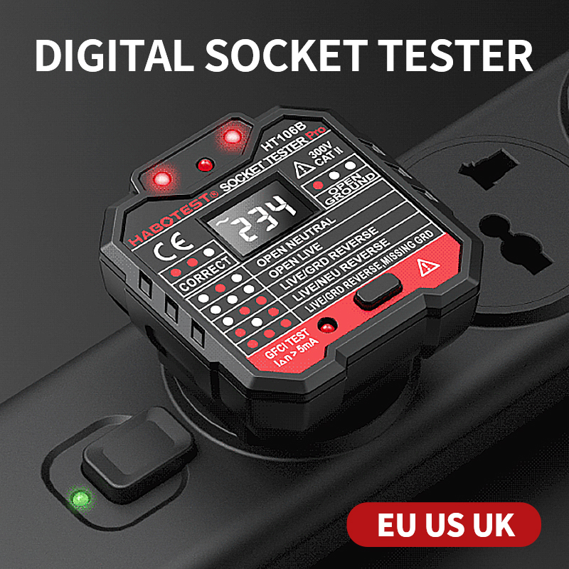 HT106 Digital Socket Tester Pr - Power Tools Uk Review 评论和价格