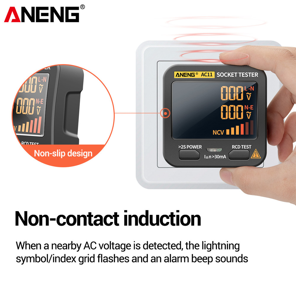 ANENG AC10/AC11 Socket Detecto - Power Tools Uk Review 评论和价格
