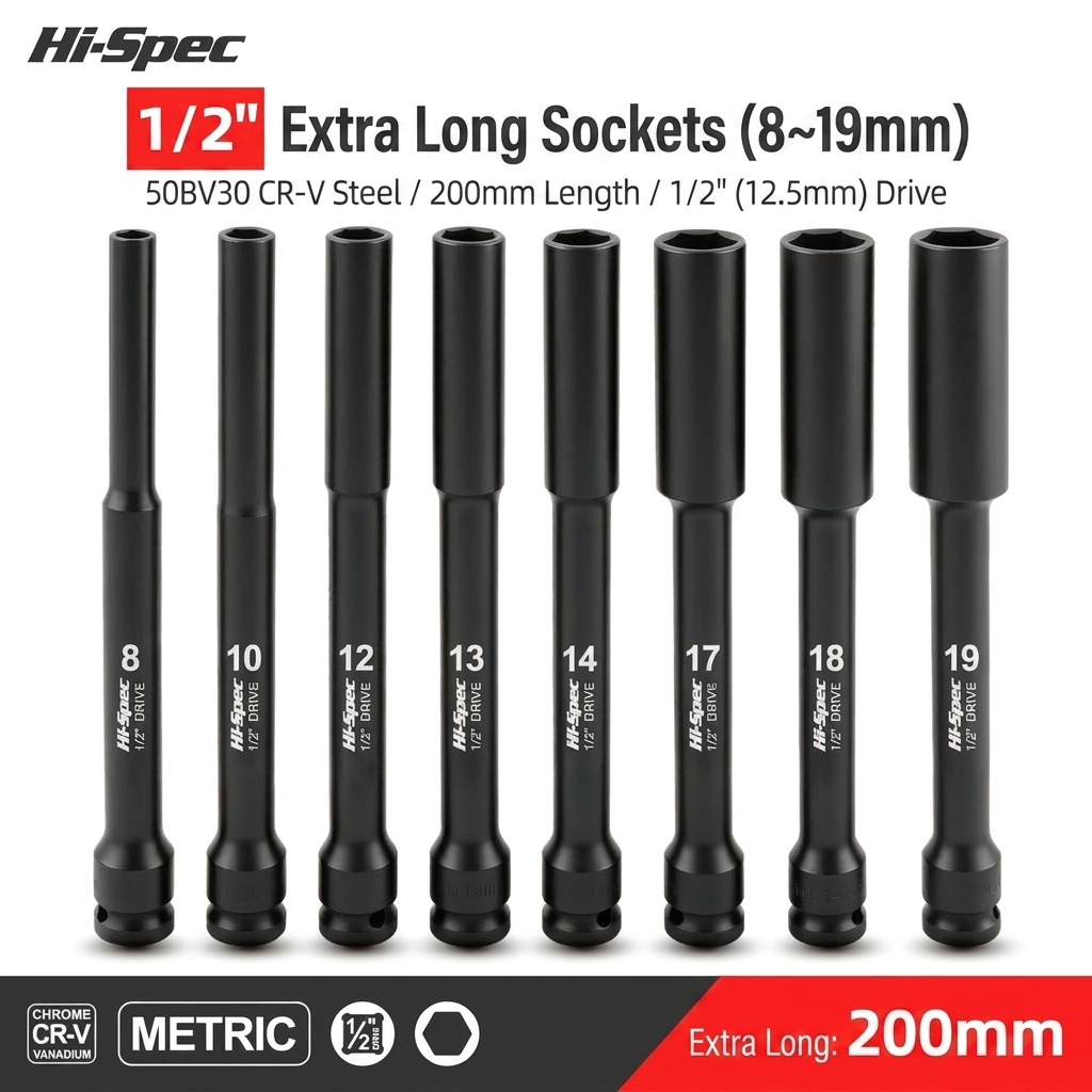 1/2 Inch Drive Extra Long Impa - Power Tools Impact Wrench 评论和价格