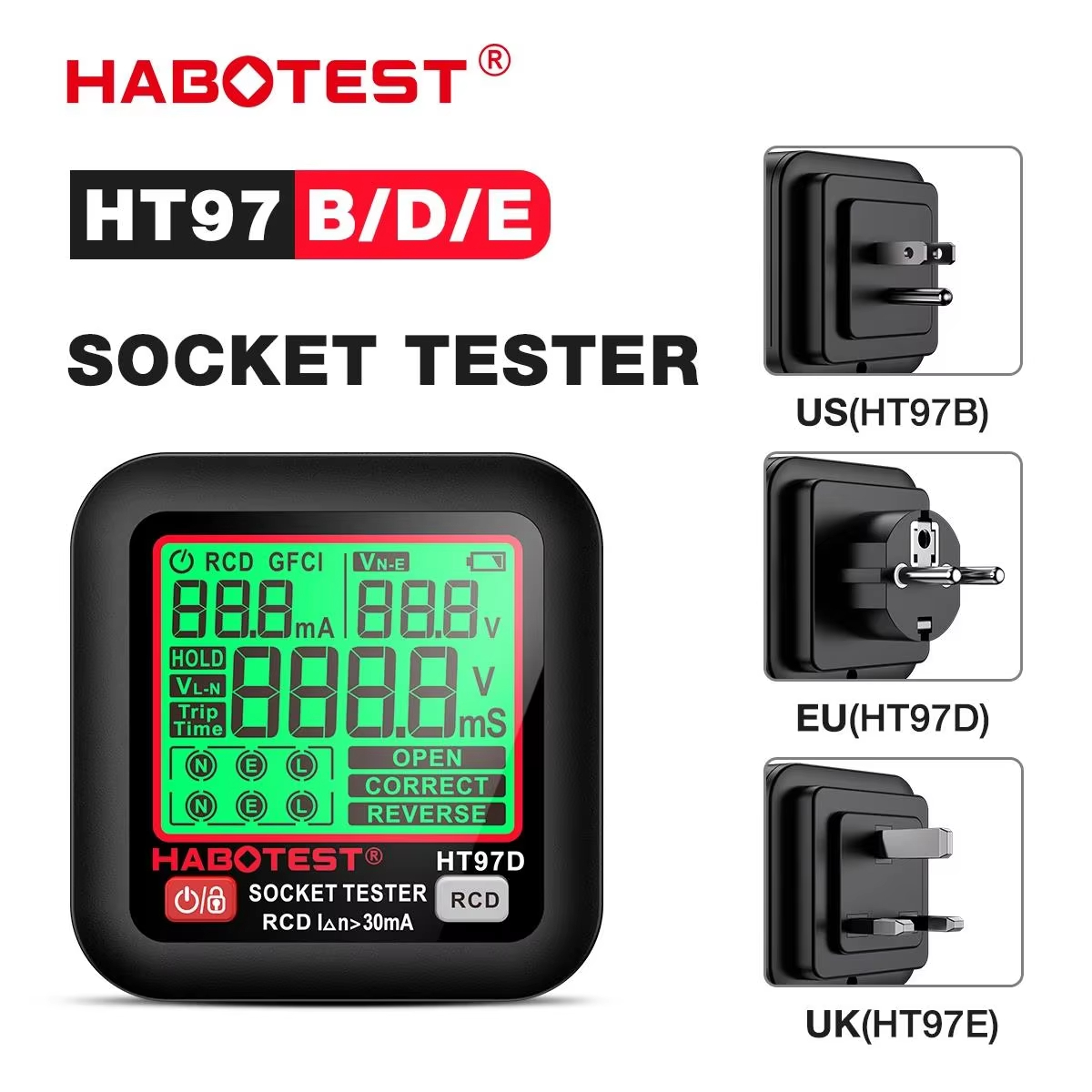 HABOTEST HT97 Digital Socket T - Power Tools Uk Review 评论和价格