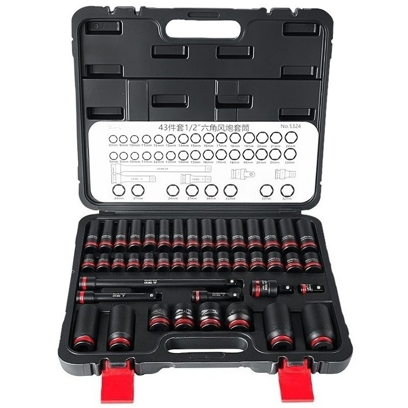 43 Pcs 1/2 Drive Extended Hex  - Power Tools Impact Wrench 评论和价格