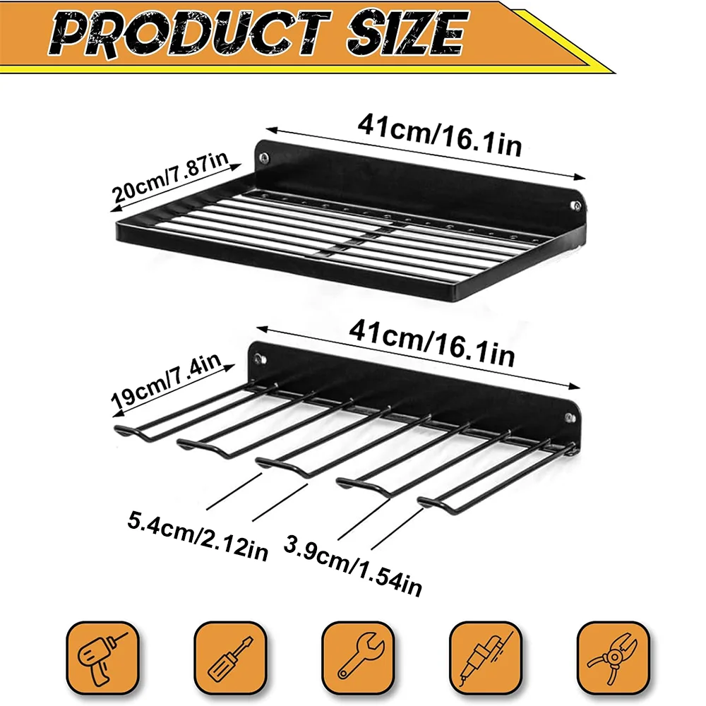 Power Tool Wall Mount Holder H - Power Tools On Pegboard 评论和价格