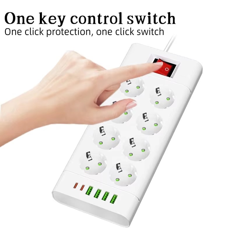 EU Plug Power Strip Outlet Ext - Power Tools Extension 评论和价格
