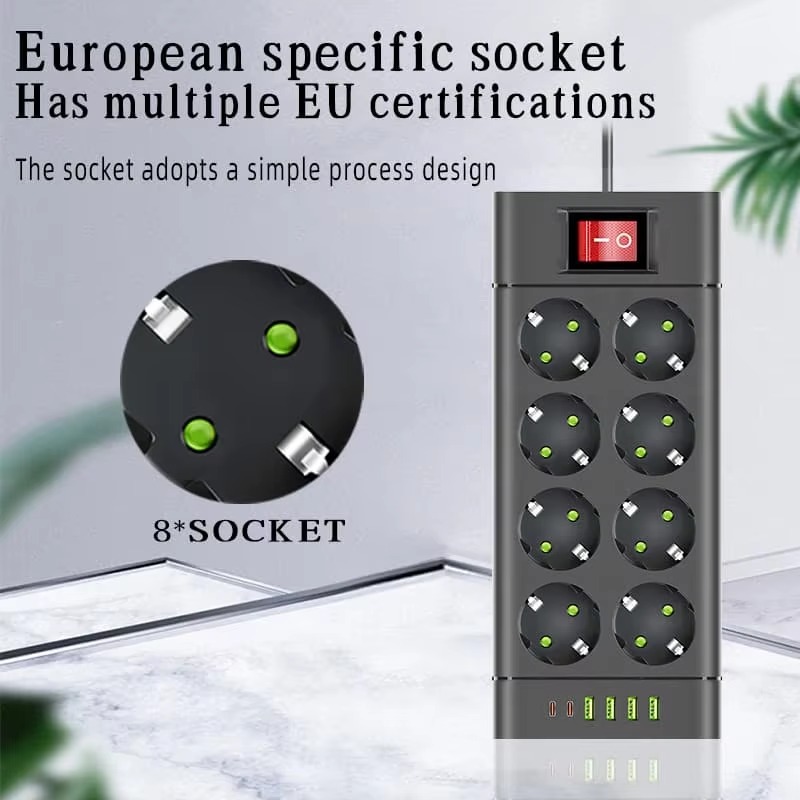 EU Plug Power Strip Outlet Ext - Power Tools Extension 评论和价格