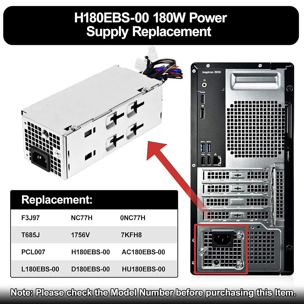 180W Power Supply AC180EBS-00  - Power Tools Wholesale 评论和价格
