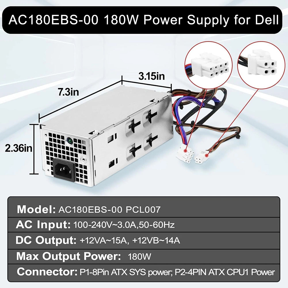 180W Power Supply AC180EBS-00  - Power Tools Wholesale 评论和价格