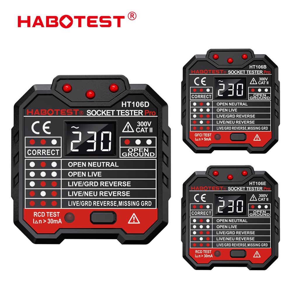 HABOTEST HT106 Digital Socket  - Power Tools Uk Review 评论和价格
