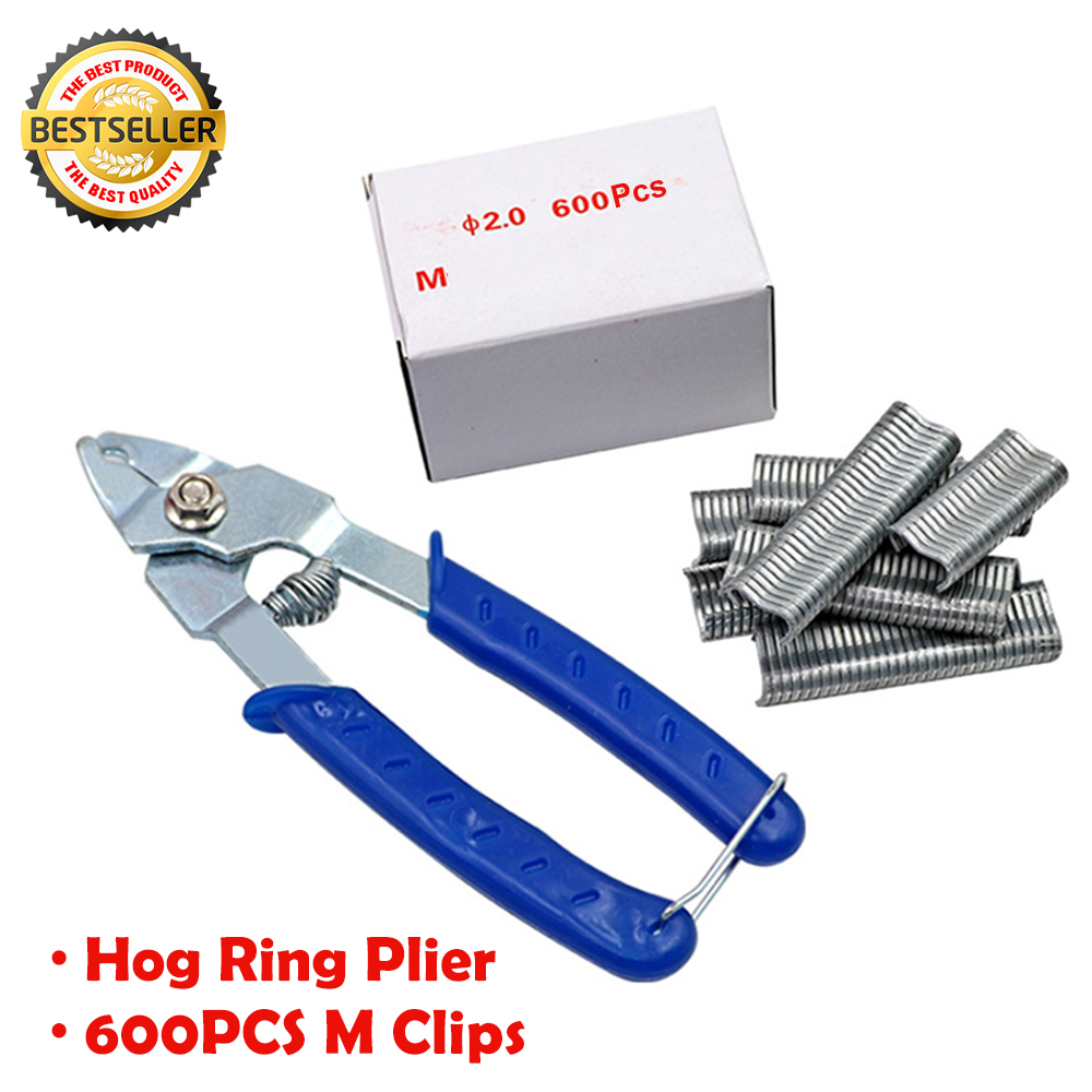 Hog Ring Plier/600PCS M Clips/ - Power Tools You Must Have 评论和价格